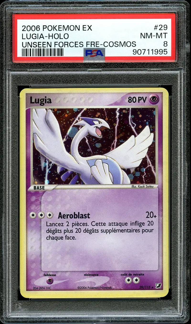 PSA 8 Lugia Holo