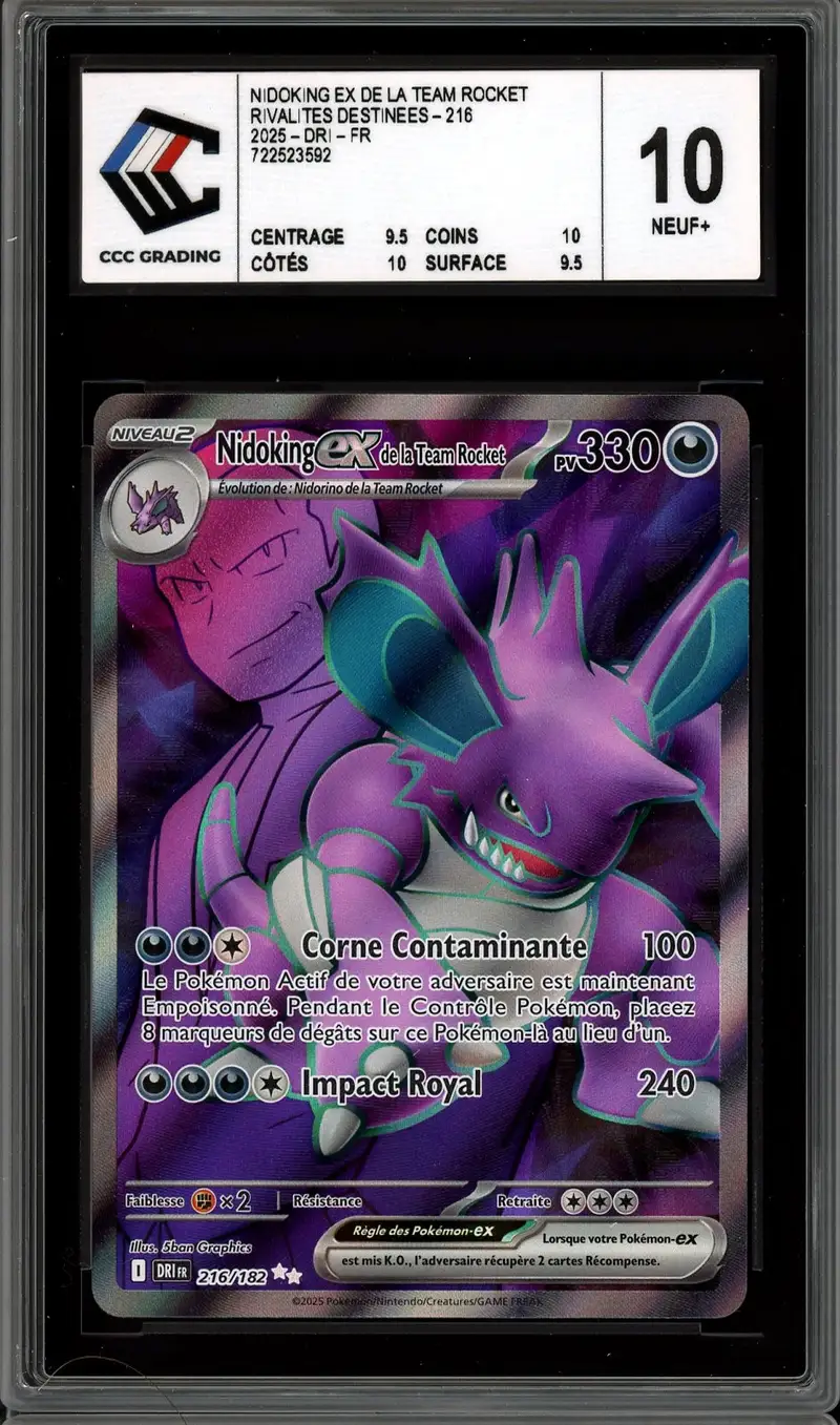 CCC 10 Nidoking Ex de la Team Rocket