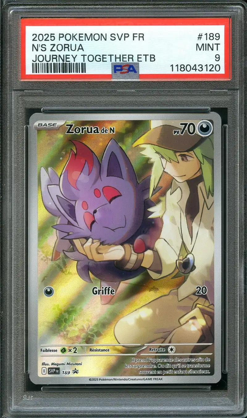 PSA 9 Zorua de N