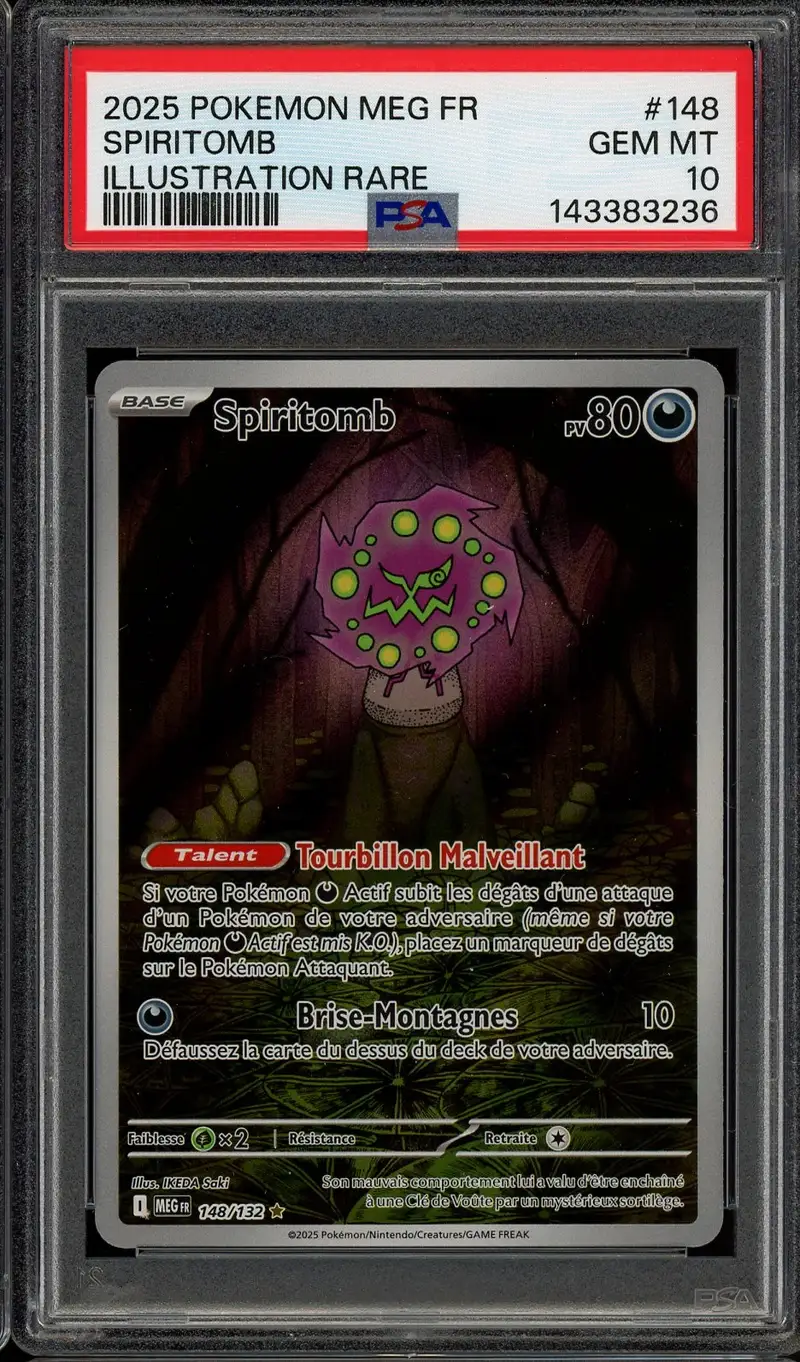 PSA 10 Spiritomb