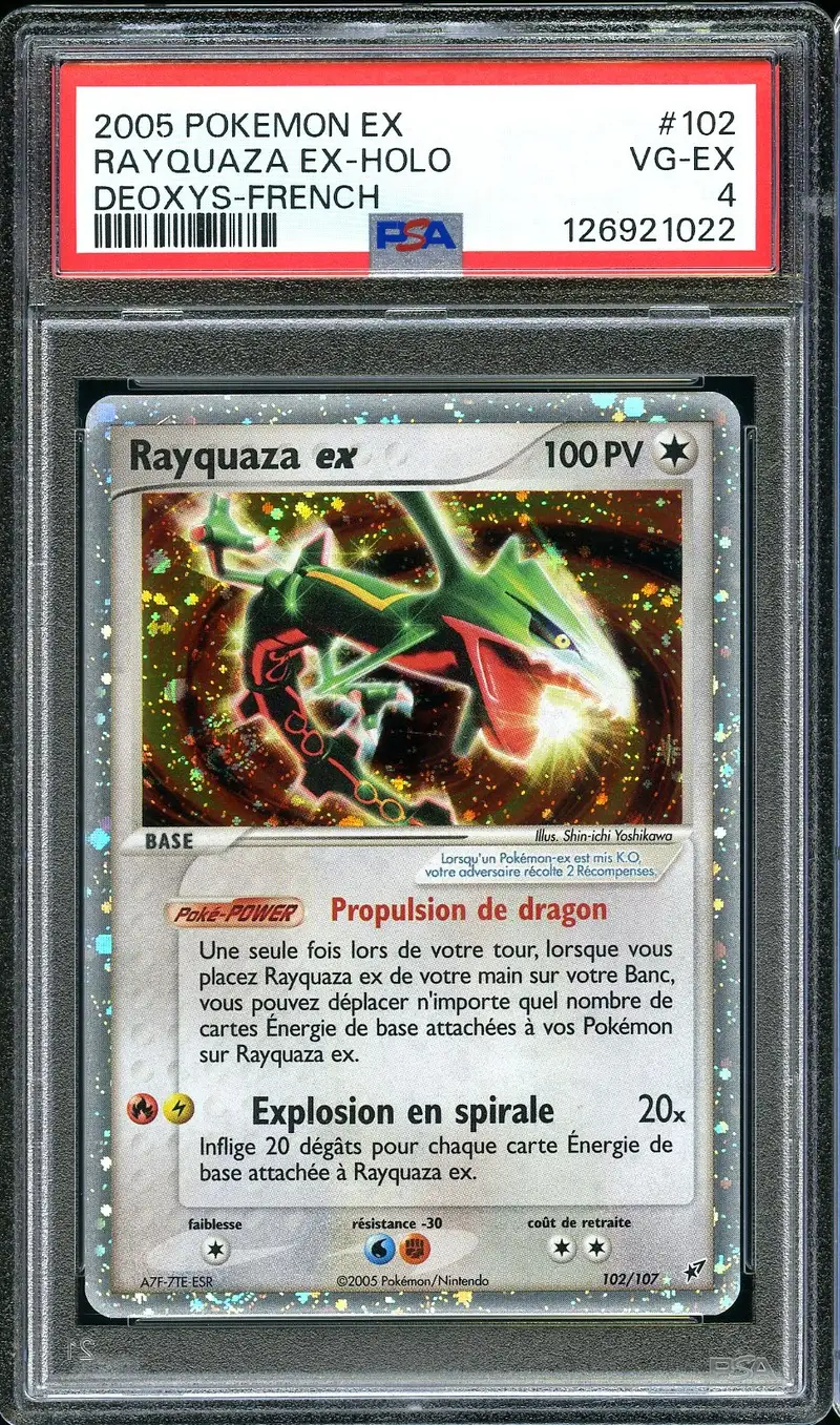 PSA 4 Rayquaza Ex