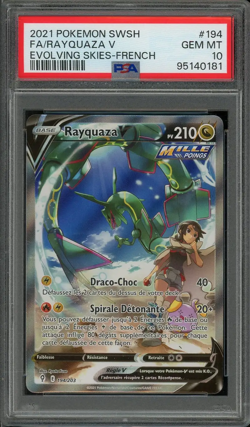 PSA 10 Rayquaza V