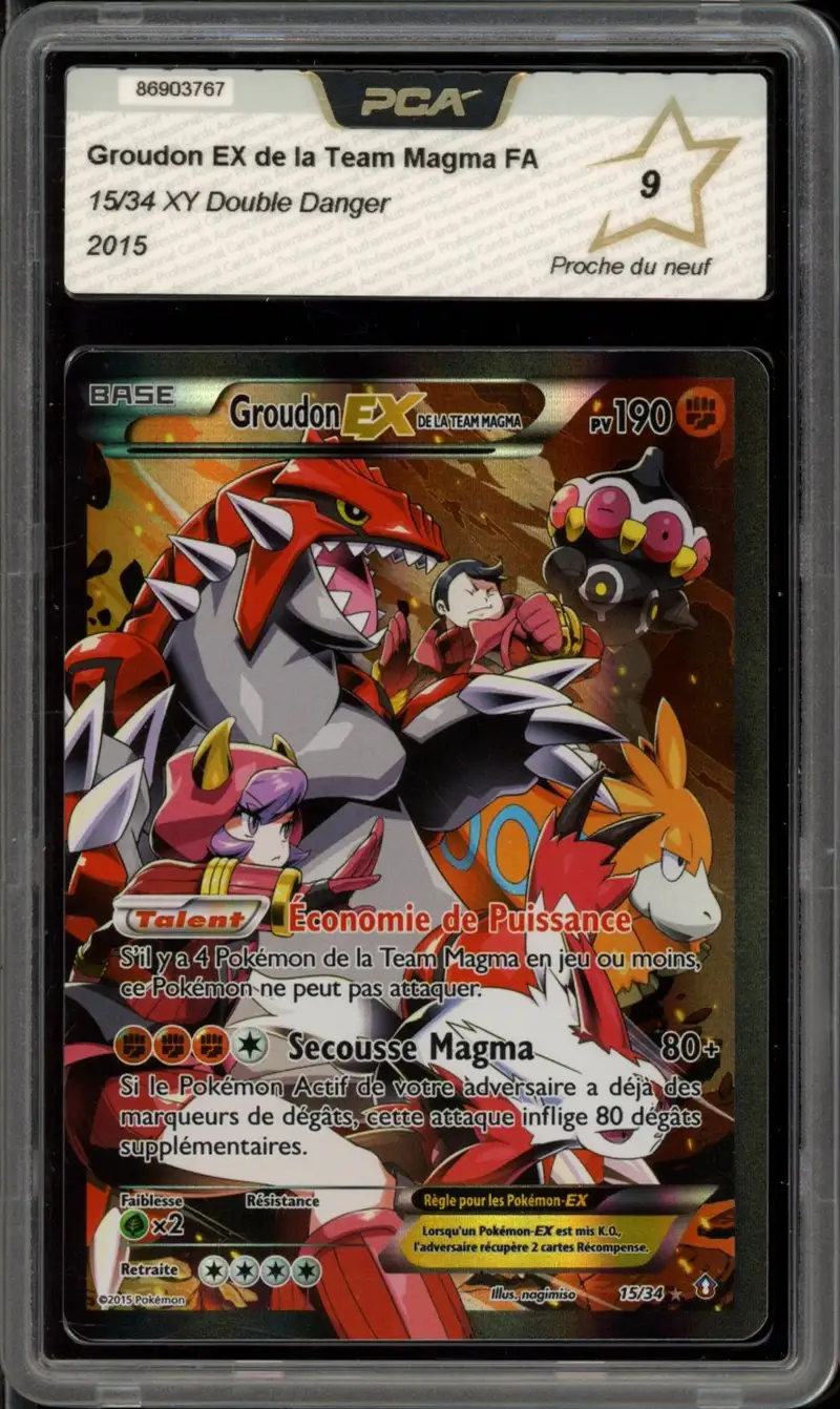 PCA 9 Groudon Ex de la Team Magma