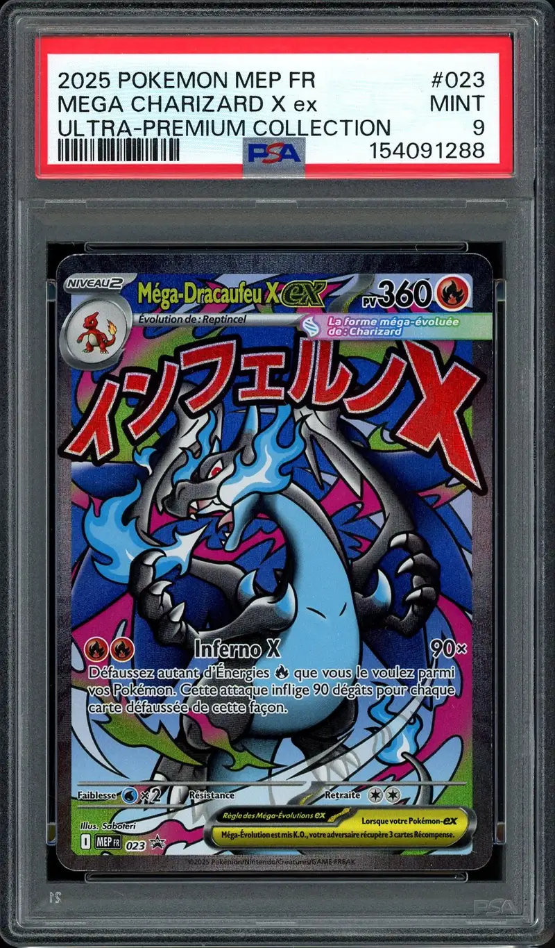 PSA 9 Méga-Dracaufeu X Ex