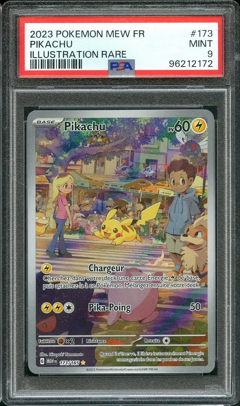PSA 9 Pikachu