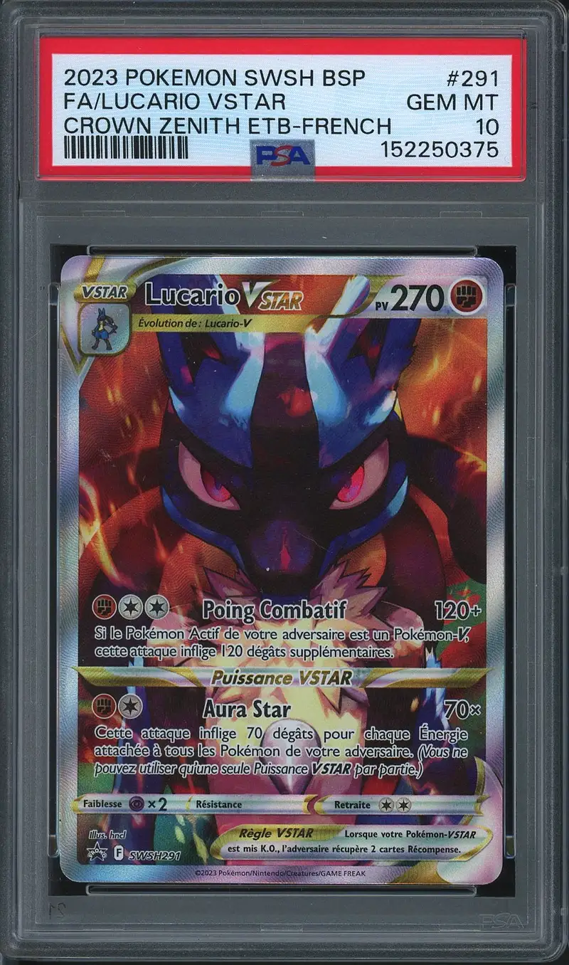 PSA 10 Lucario VStar