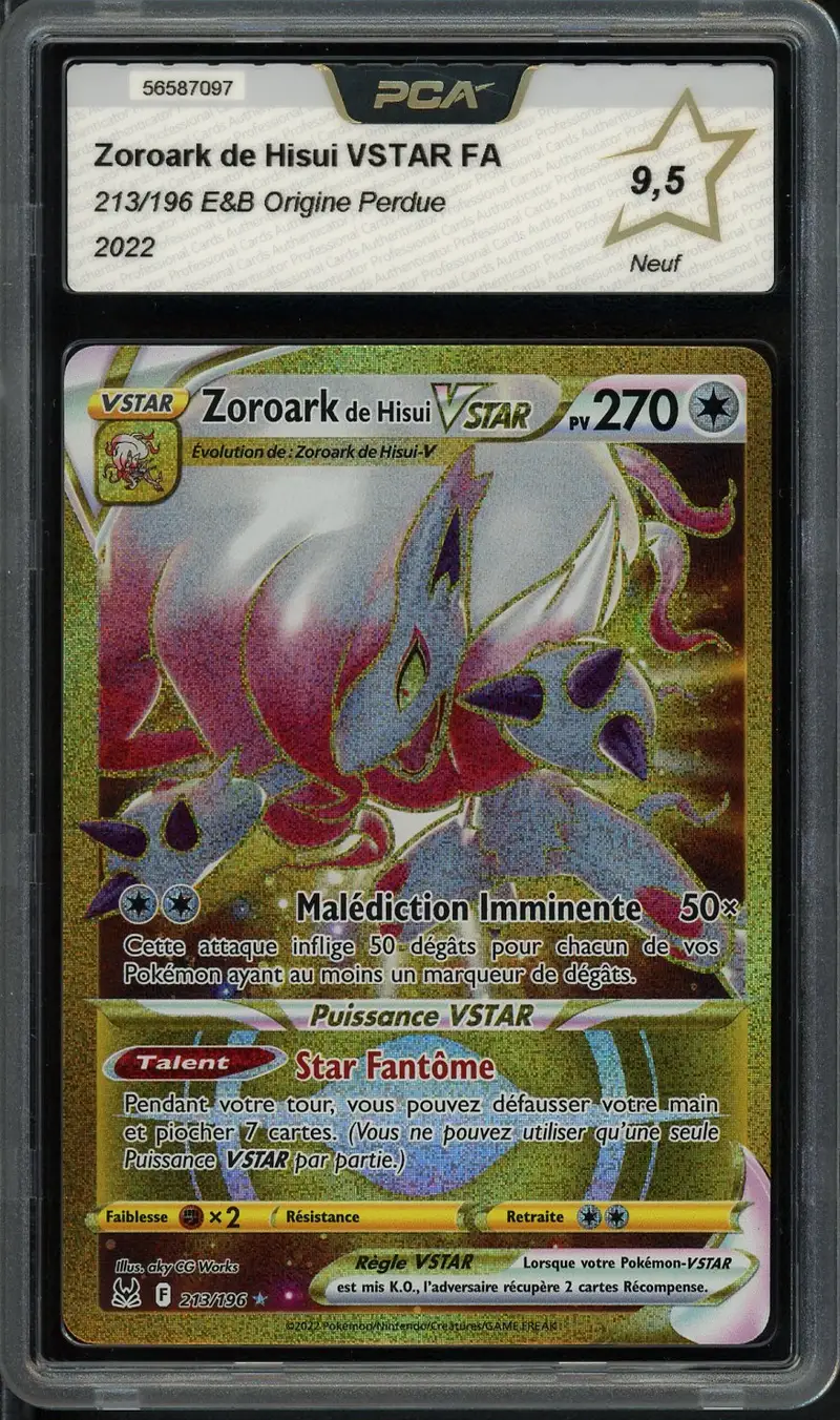 PCA 9.5 Zoroark de Hisui VStar Gold