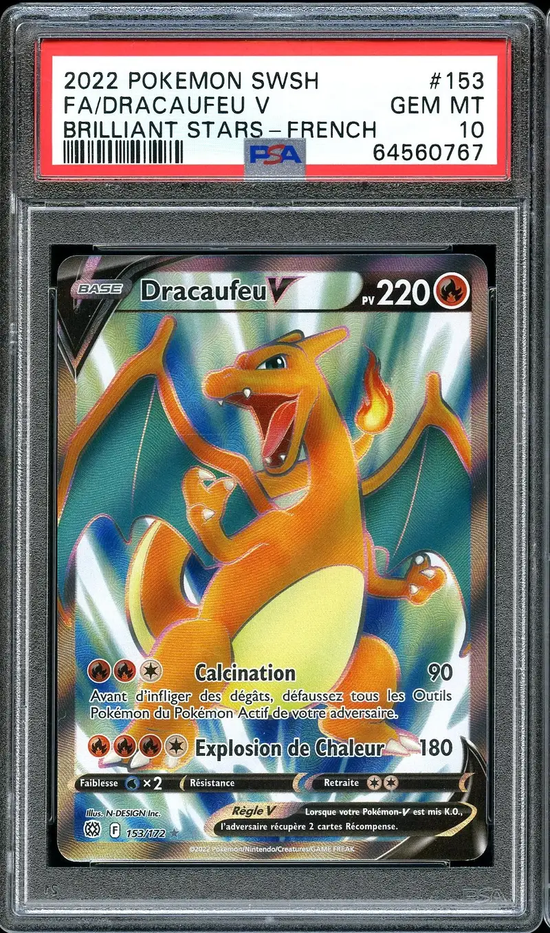 PSA 10 Dracaufeu V