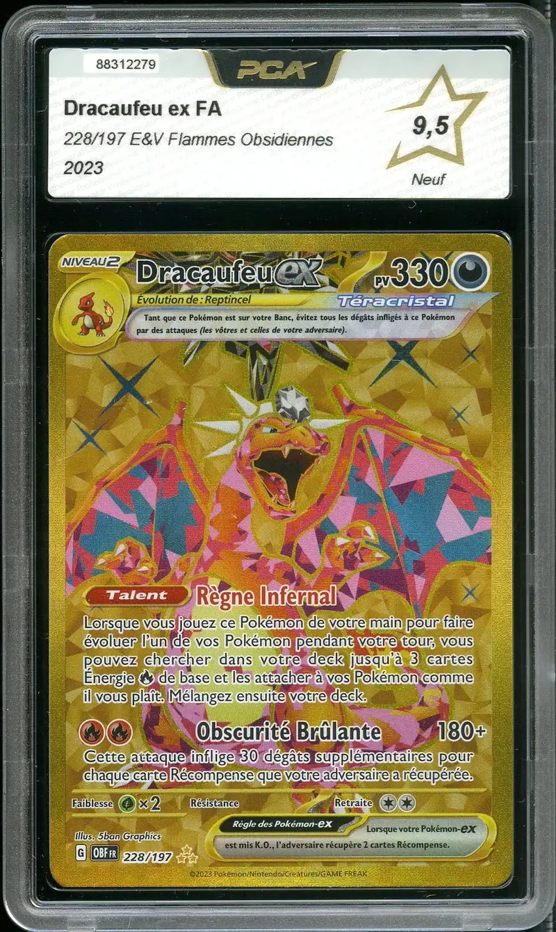 PCA 9.5 Dracaufeu Ex Gold