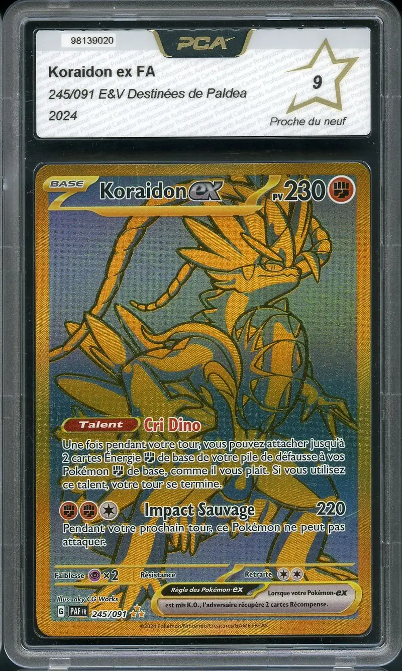 PCA 9 Koraidon Ex Gold