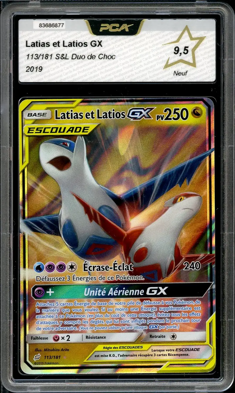 PCA 9.5 Latias et Latios Gx