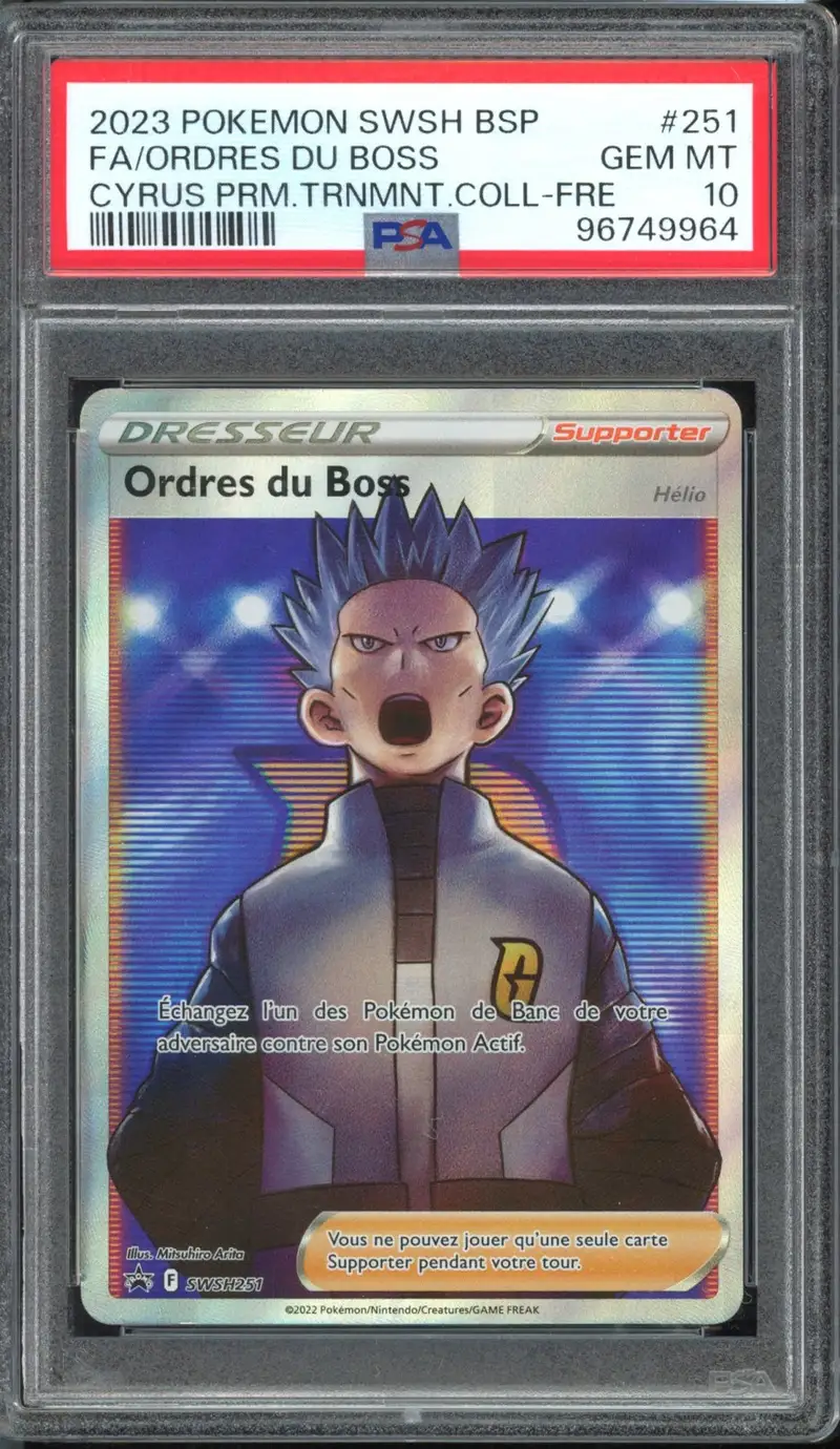 PSA 10 Ordres du Boss Hélio