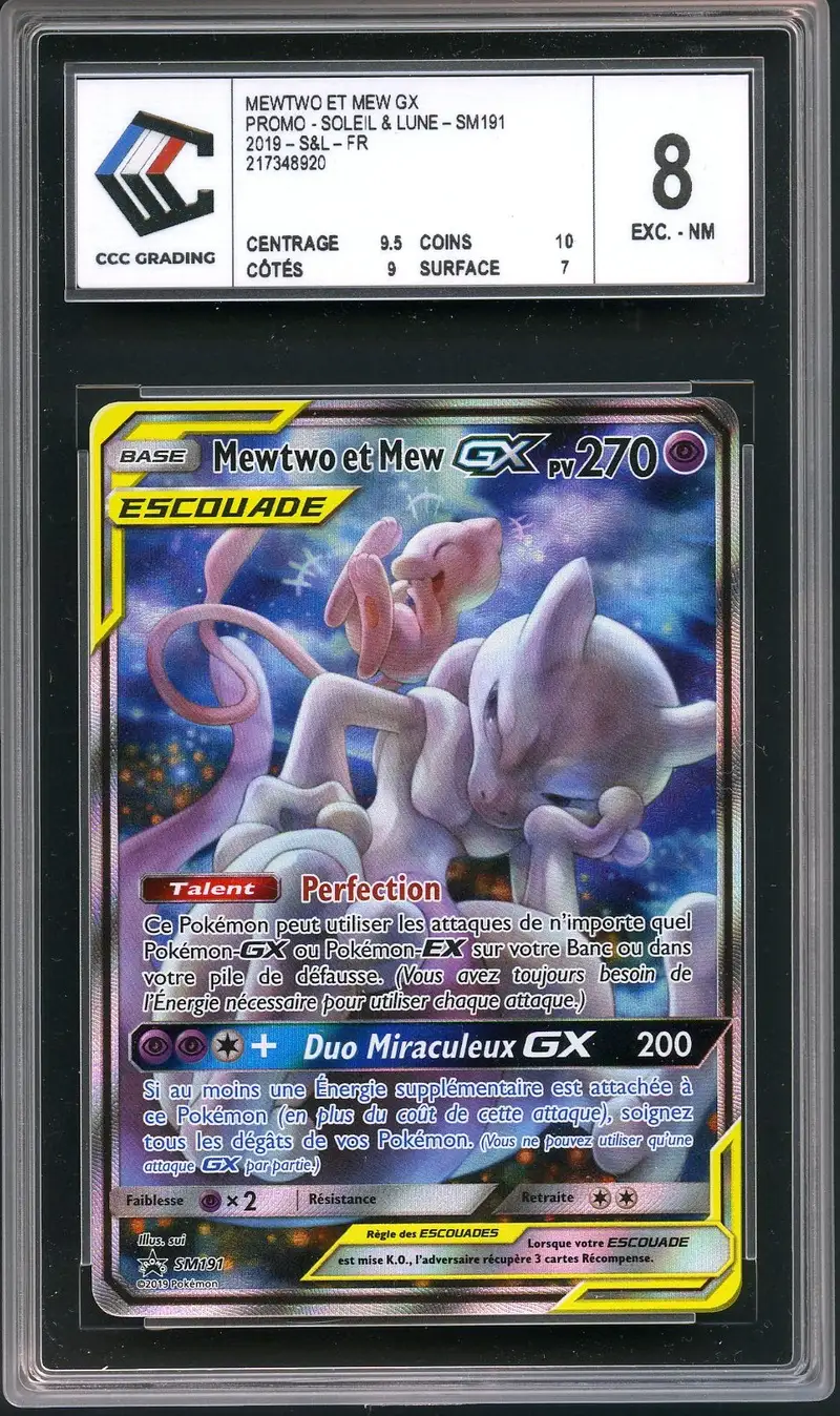CCC 8 Mewtwo & Mew Gx