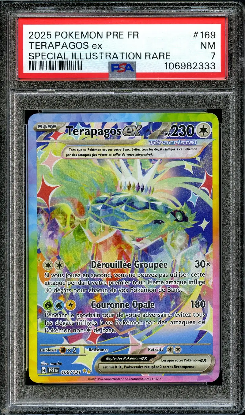 PSA 7 Terapagos Ex
