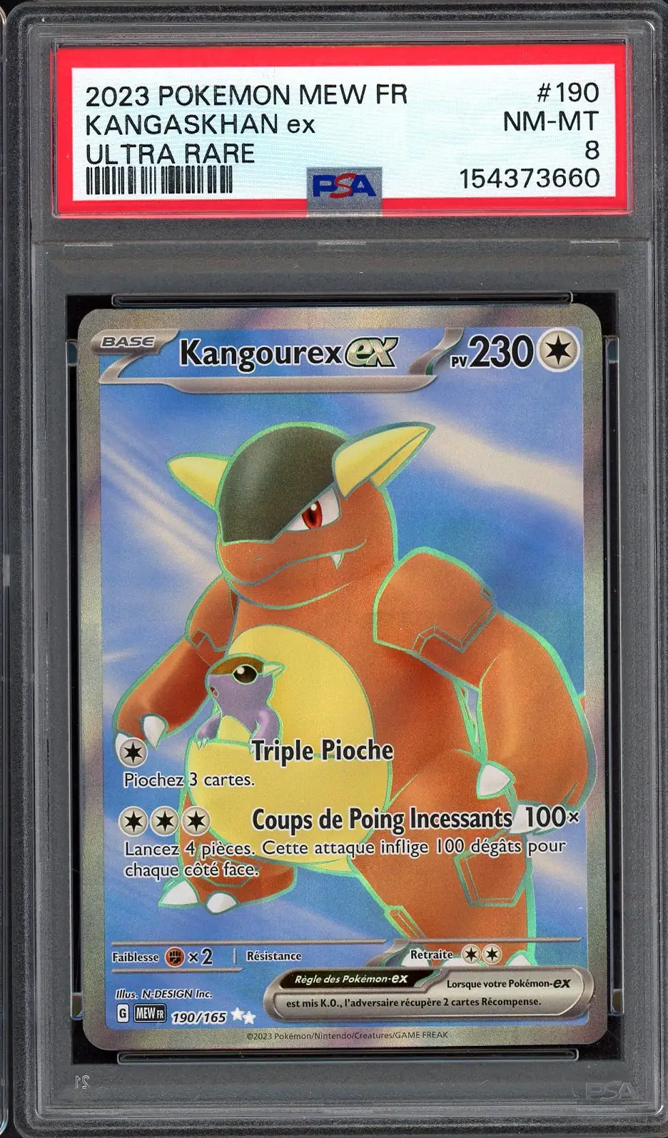 PSA 8 Kangourex Ex