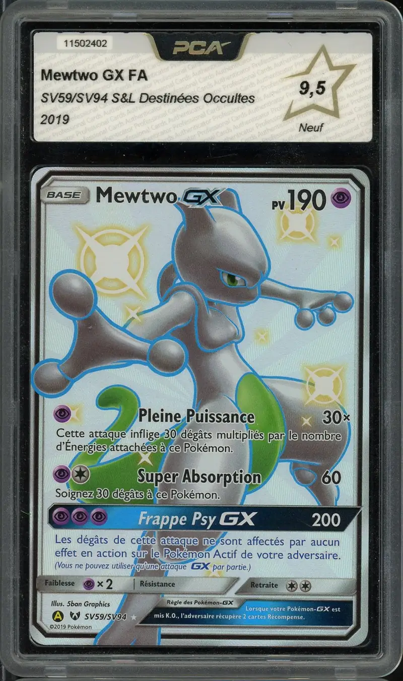 PCA 9.5 Mewtwo Gx Shiny