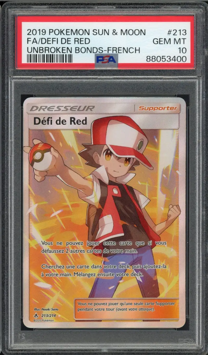 PSA 10 Défi de Red