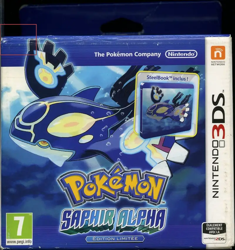 Jeu Nintendo 3DS Pokémon Saphir Alpha Edition Limitée