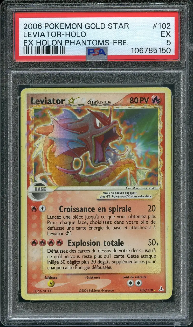 PSA 5 Leviator Gold Star