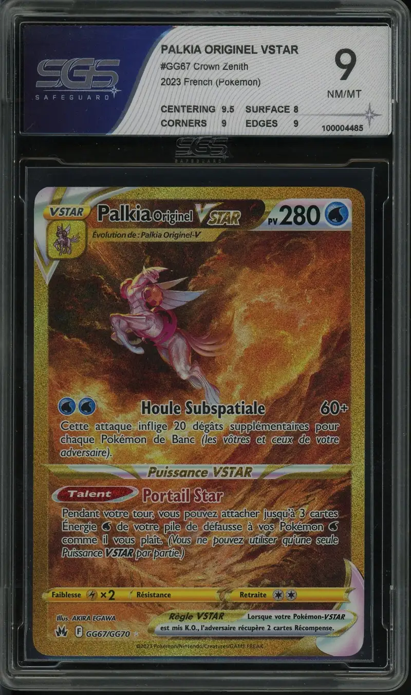 SGS 9 Palkia Originel VStar Gold