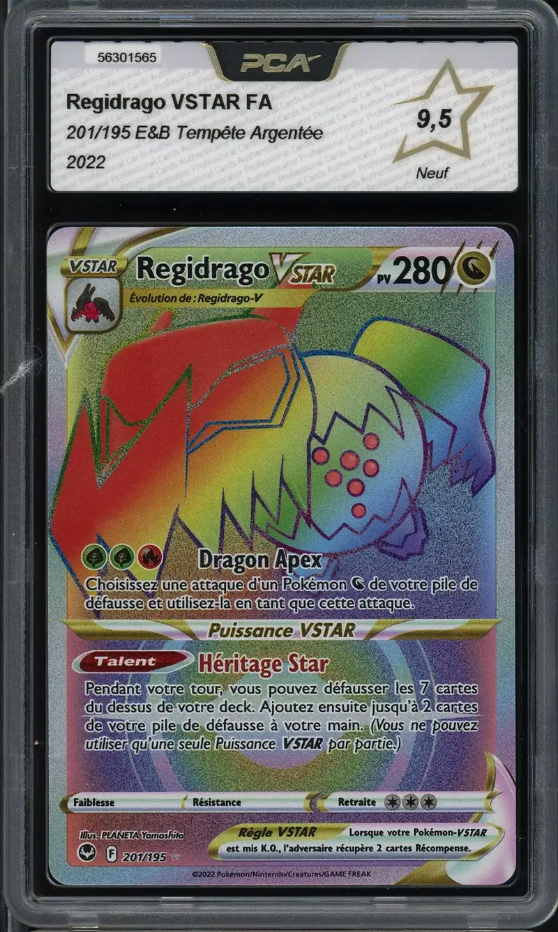 PCA 9.5 Regidrago VStar Rainbow