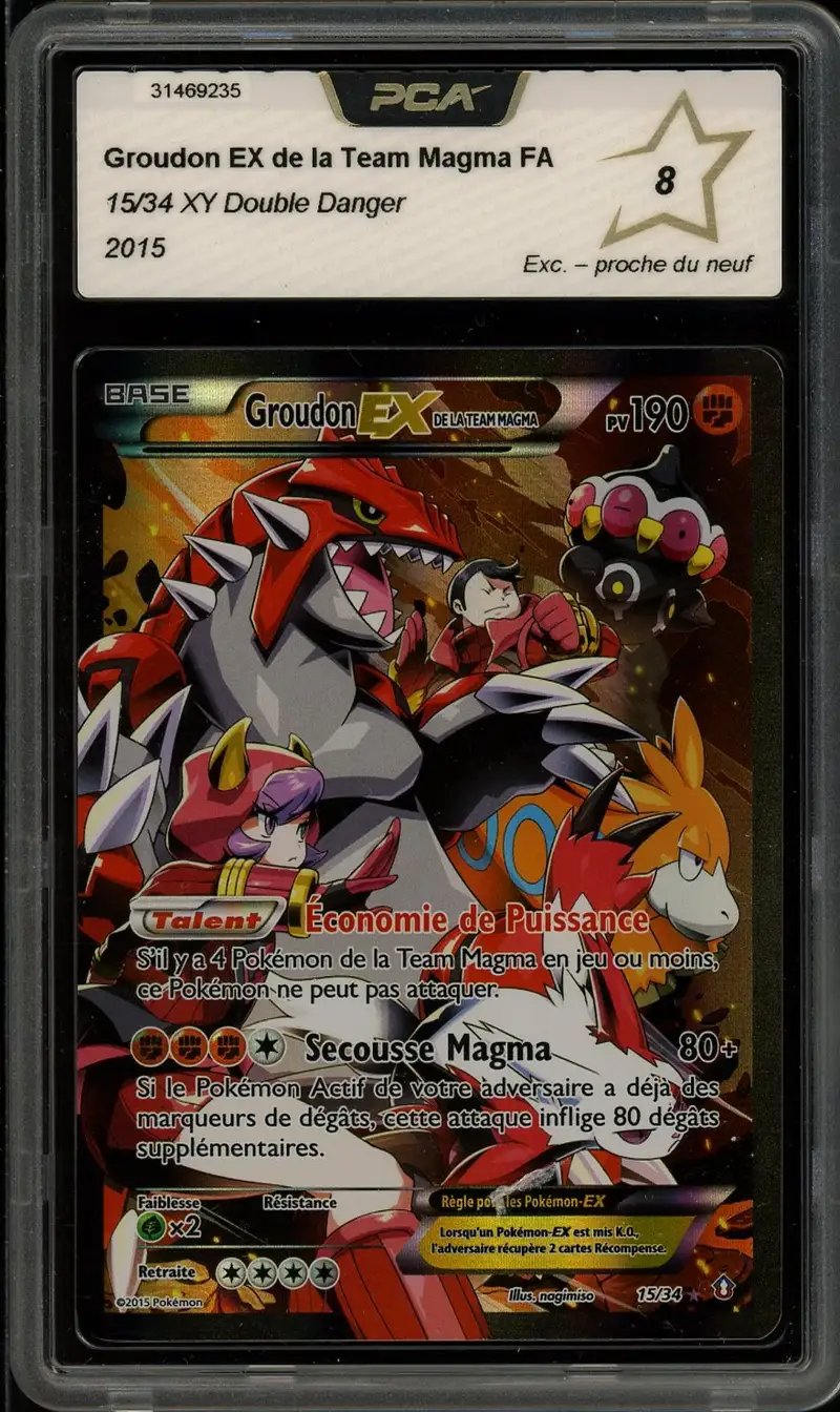 PCA 8 Groudon Ex de la Team Magma