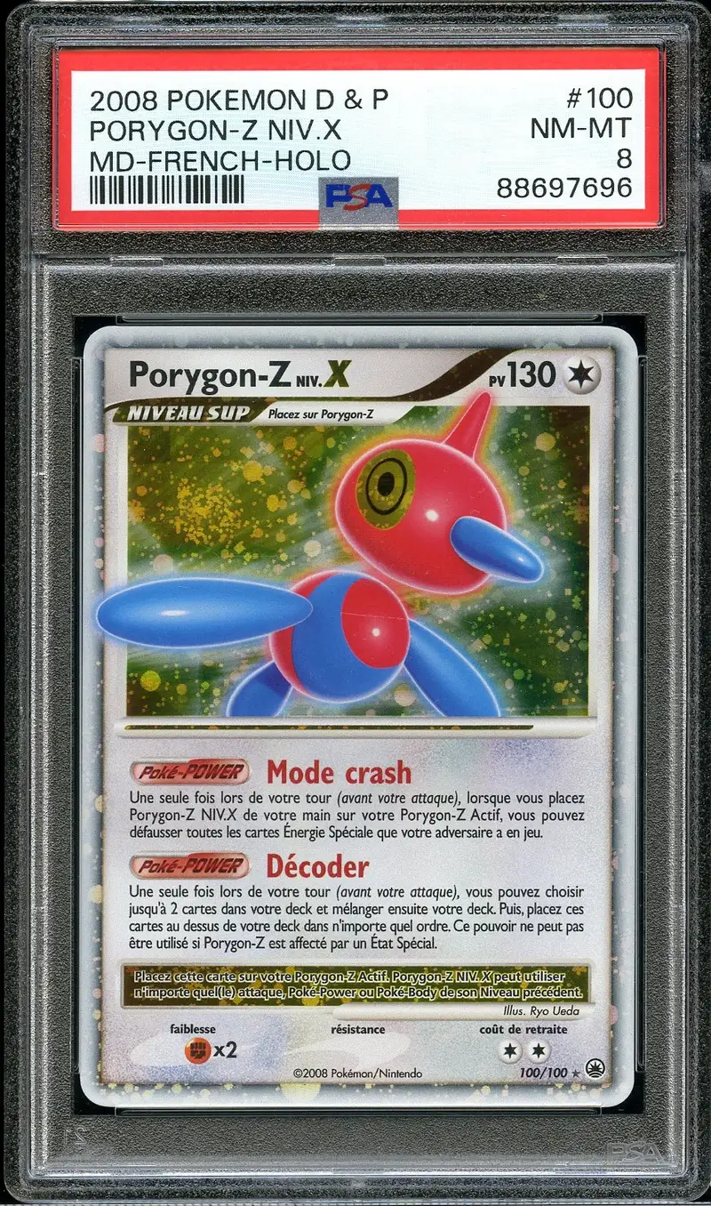 PSA 8 Porygon-Z Niv. X