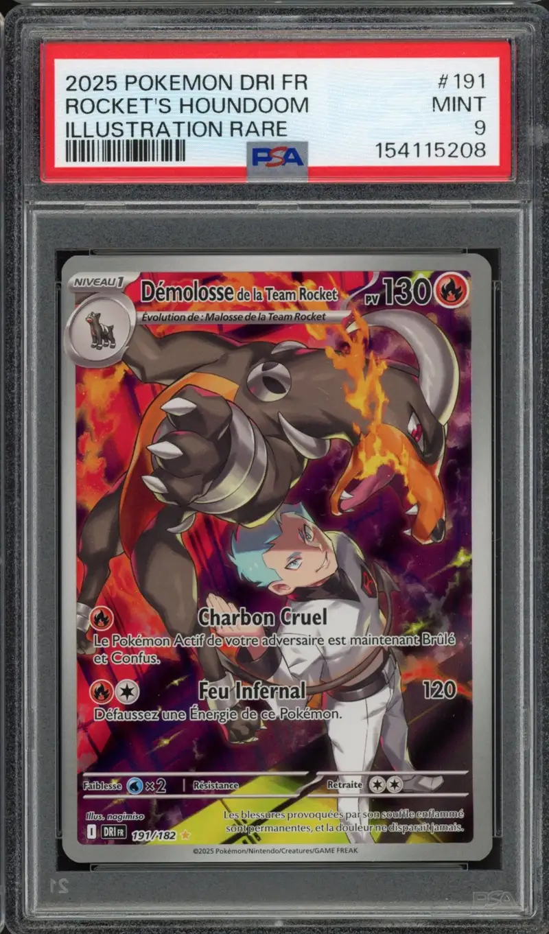 PSA 9 Démolosse de la Team Rocket