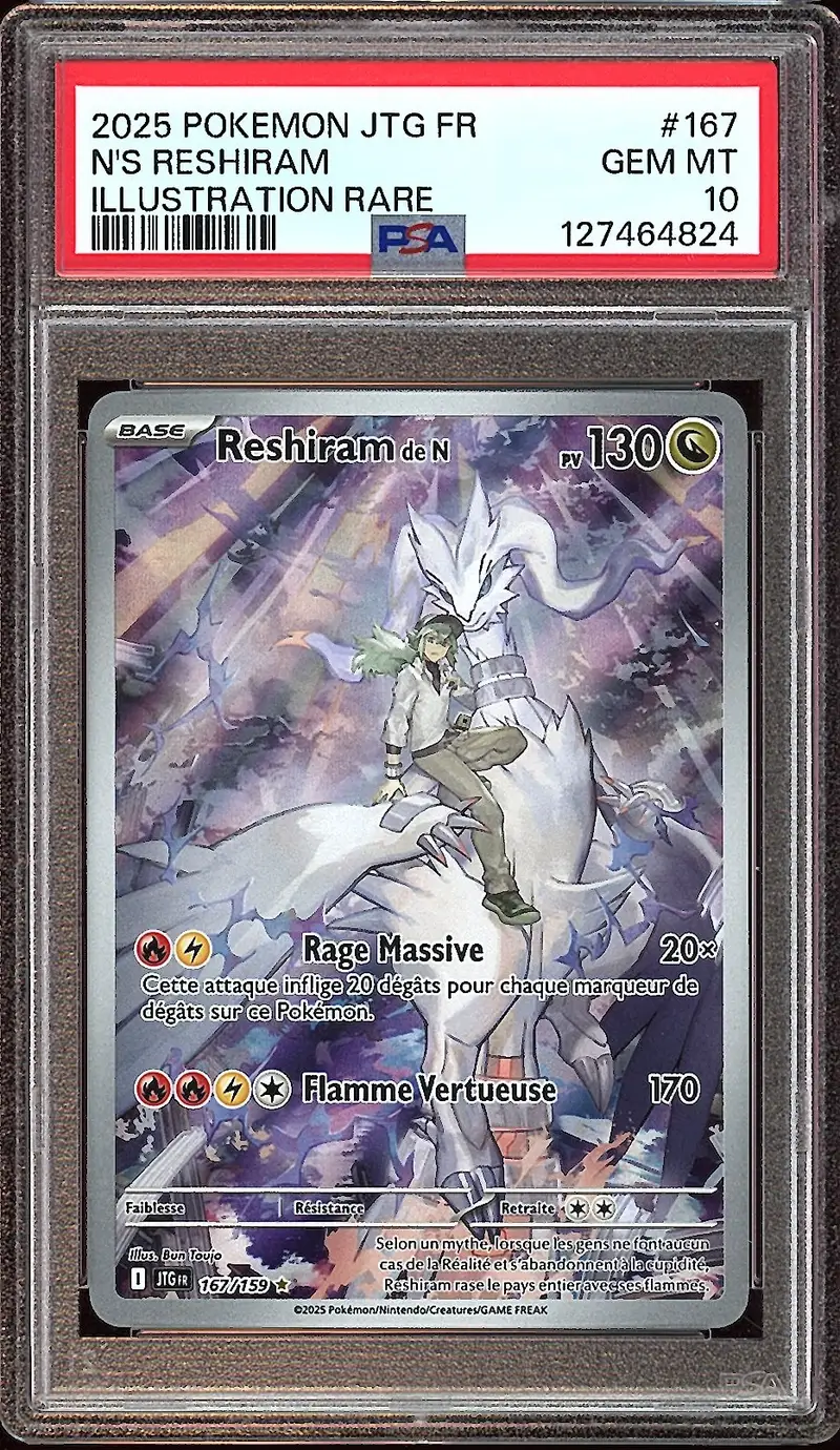 PSA 10 Reshiram de N