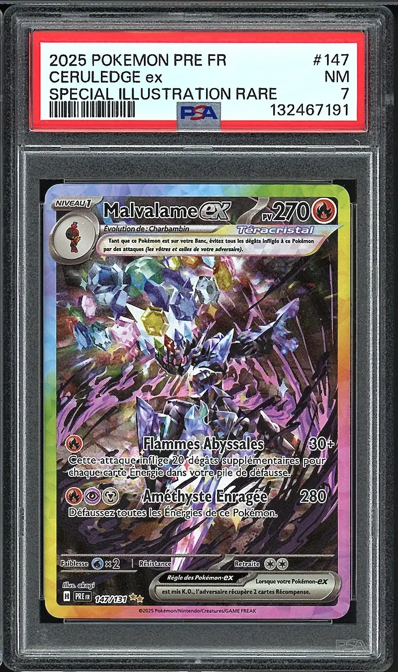 PSA 7 Malvalame Ex