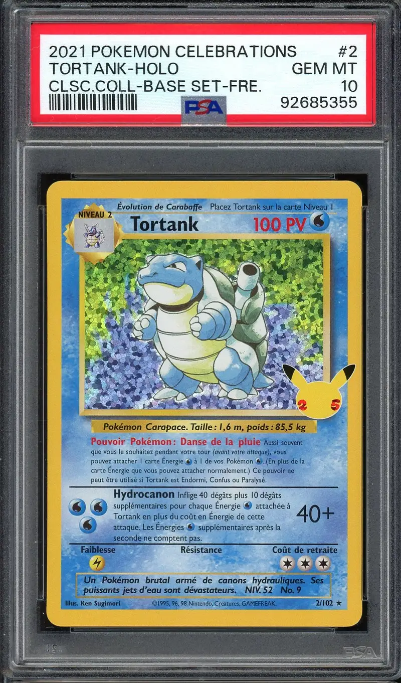 PSA 10 Tortank Holo