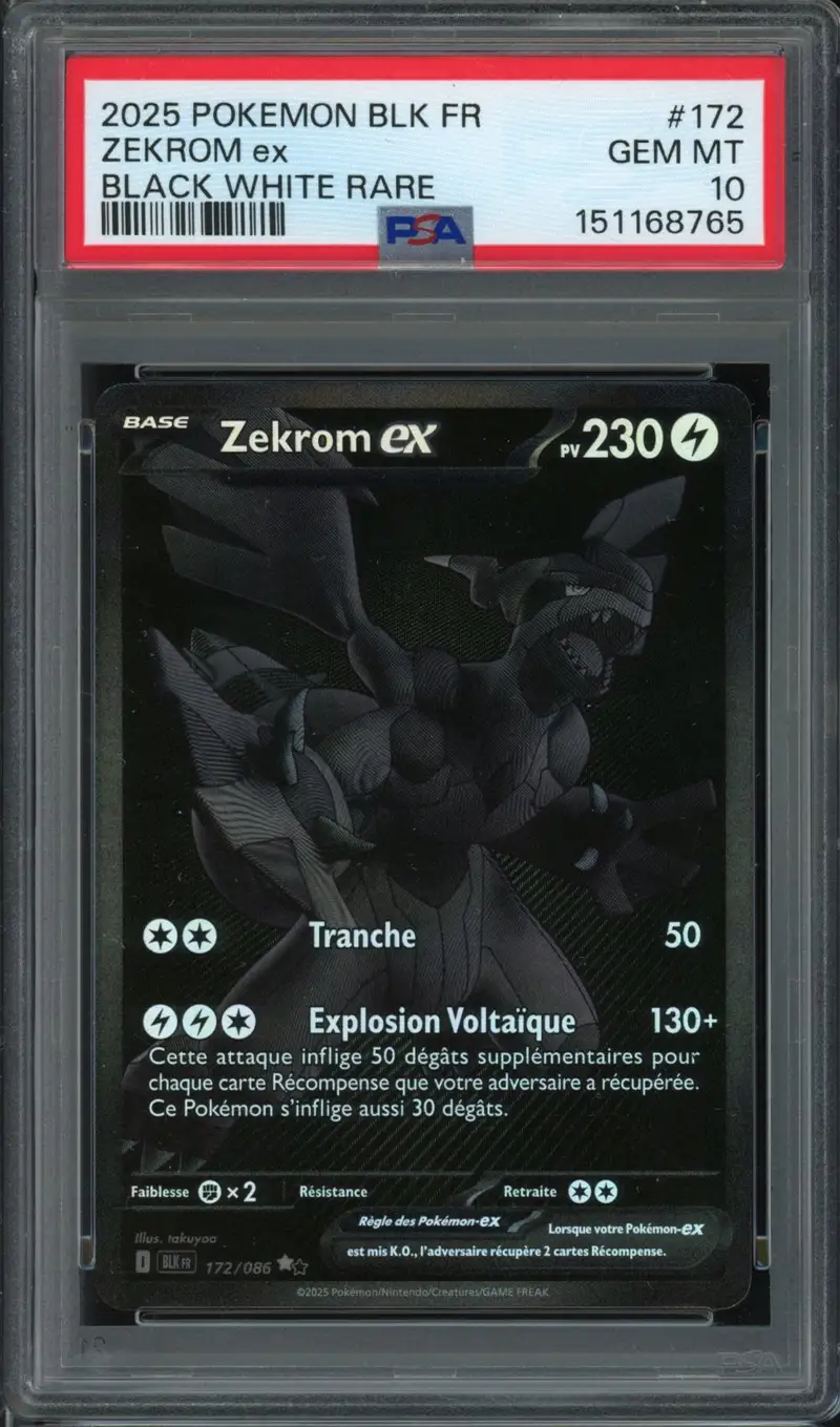 PSA 10 Zekrom Ex