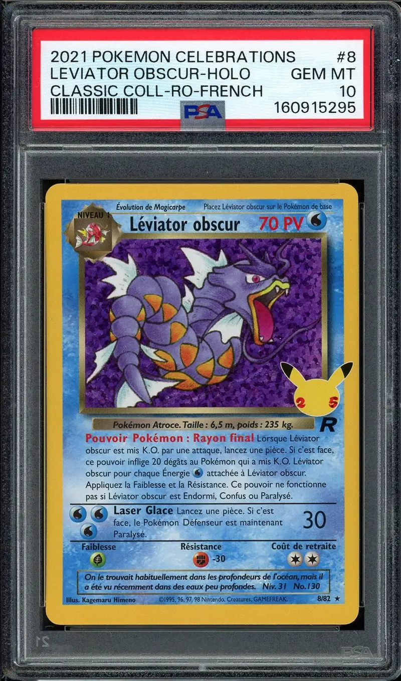 PSA 10 Léviator Obscur Holo