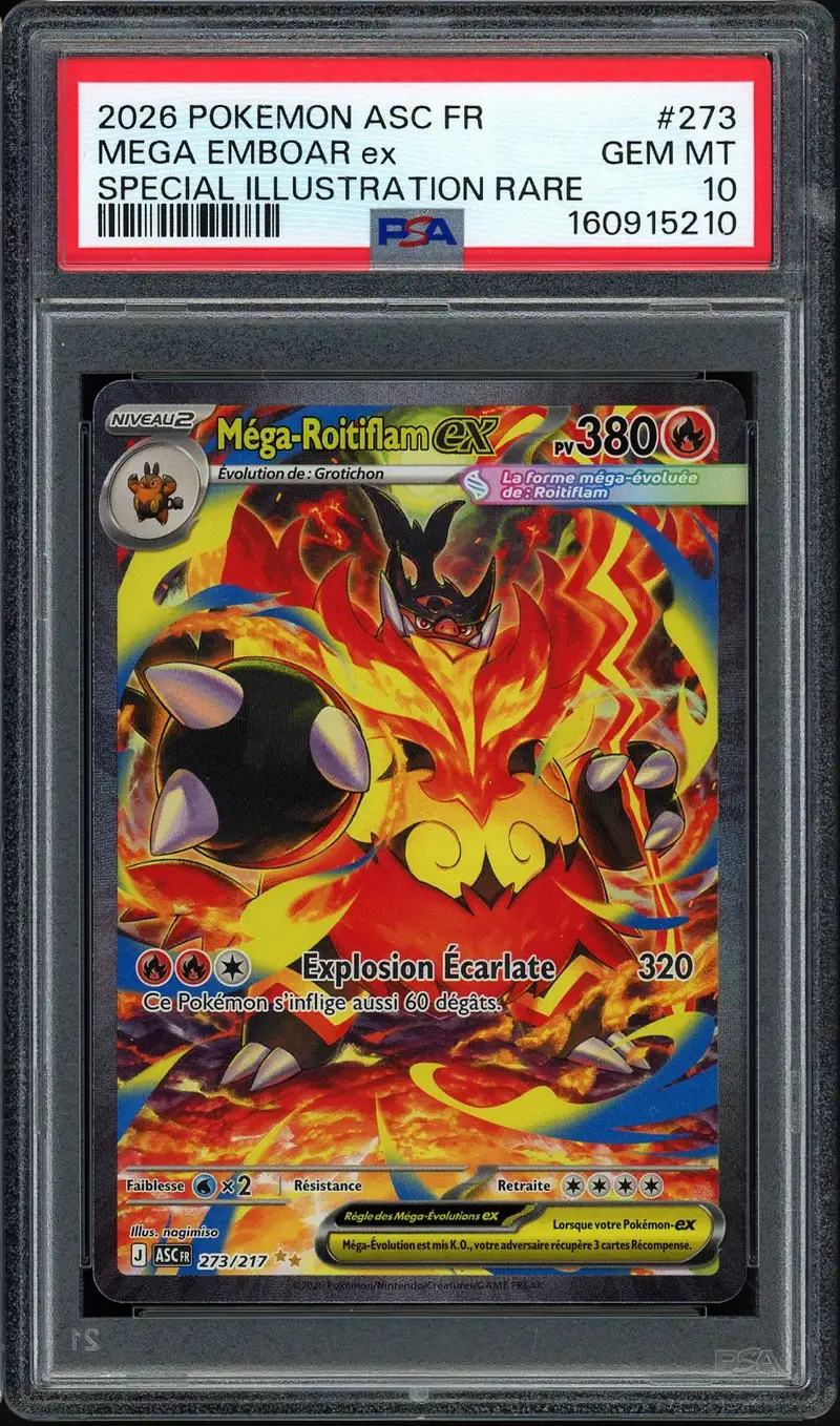 PSA 10 Méga-Roitiflam Ex