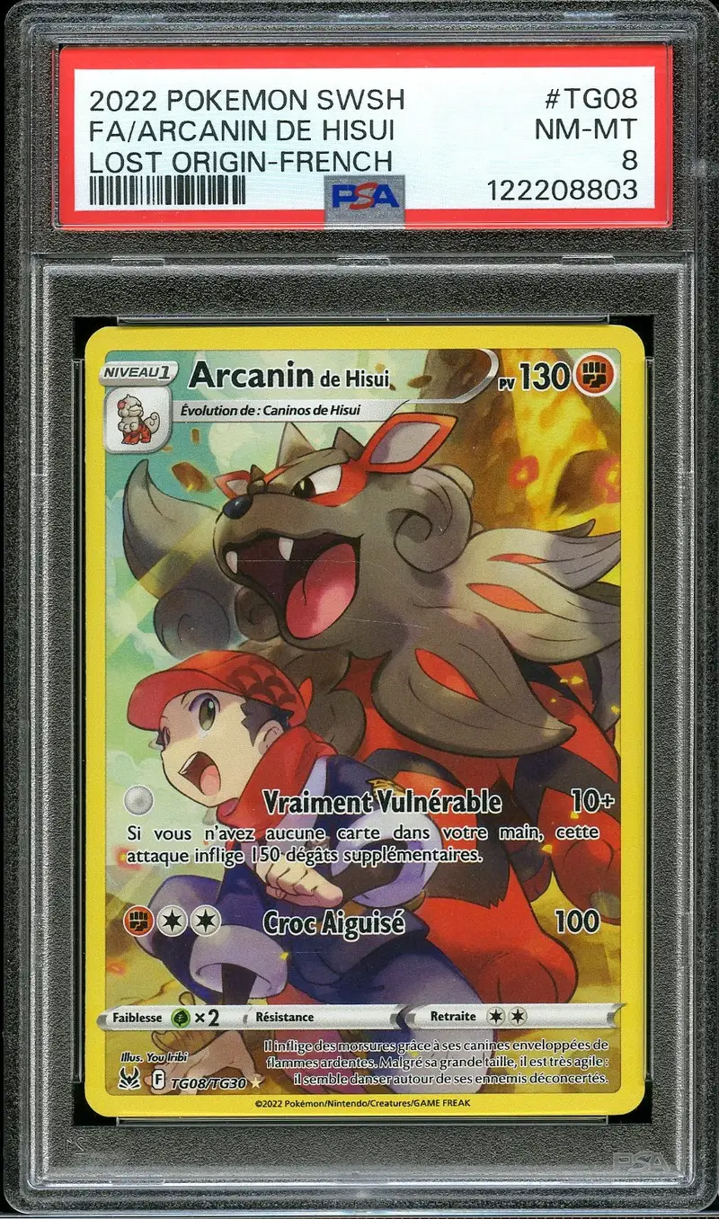 PSA 8 Arcanin de Hisui