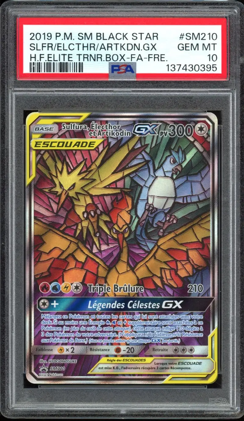 PSA 10 Sulfura, Électhor et Artikodin Gx