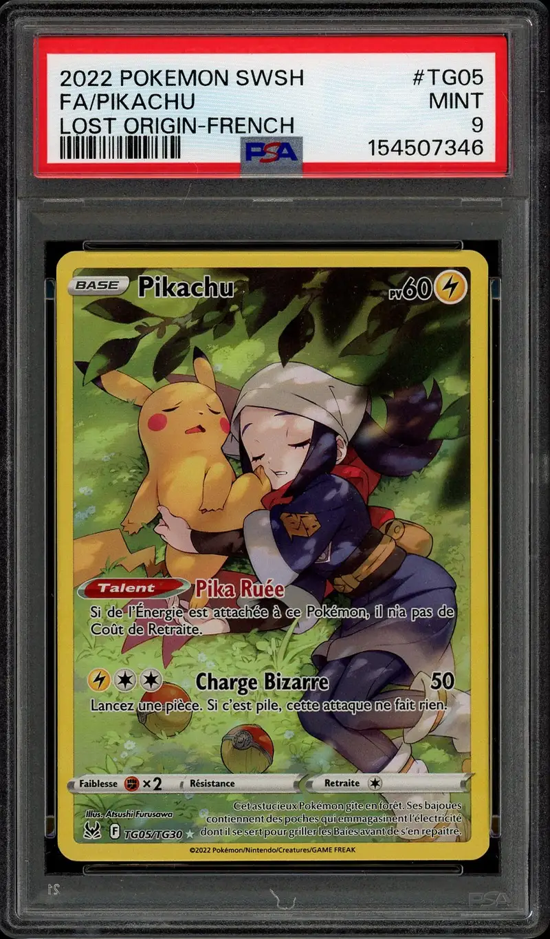 PSA 9 Pikachu