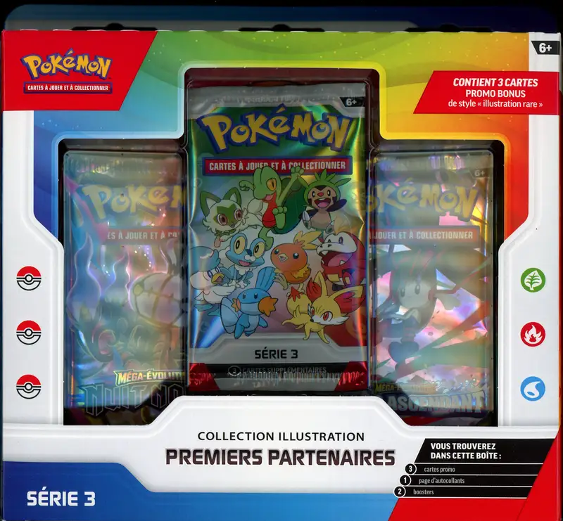 Coffret Collection Illustration Premiers Partenaires Série 3