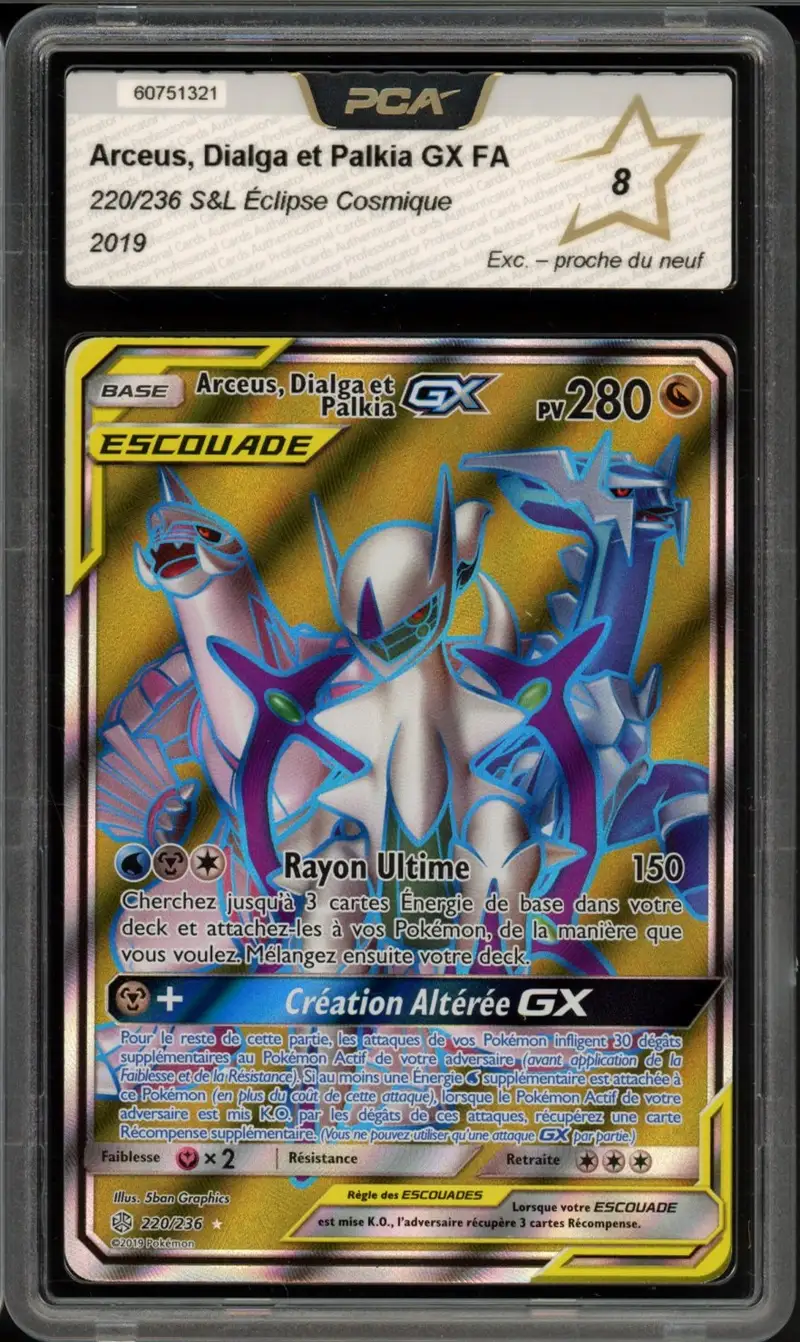 PCA 8 Arceus, Dialga et Palkia Gx