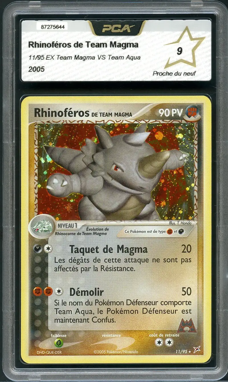 PCA 9 Rhinoféros de Team Magma Holo