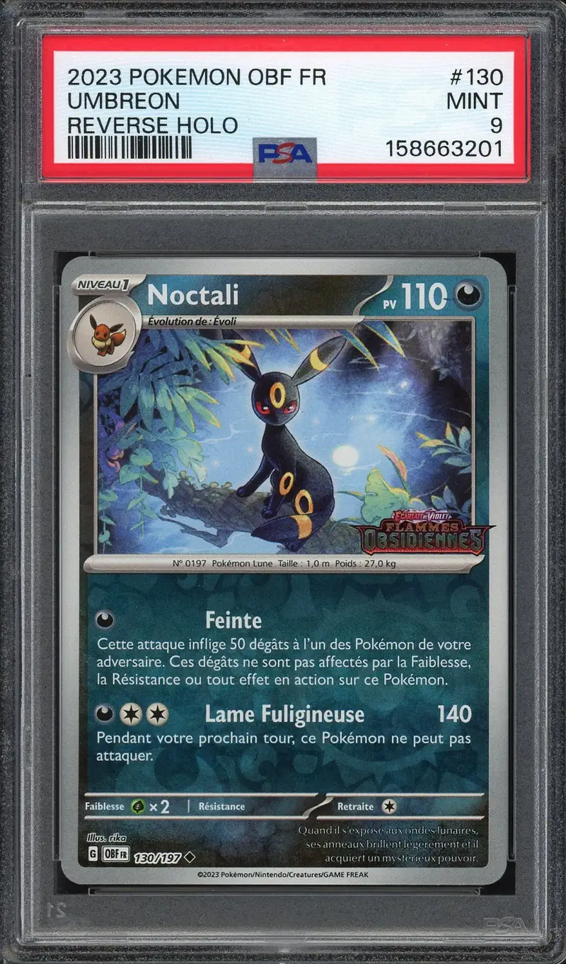 PSA 9 Noctali Stamp
