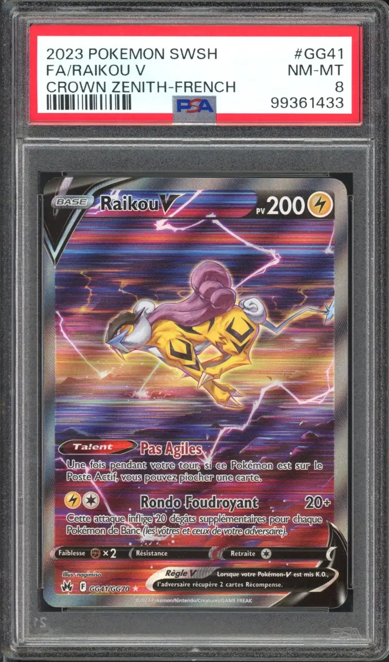 PSA 8 Raikou V