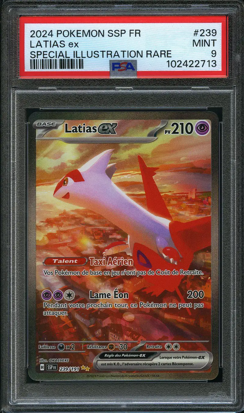 PSA 9 Latias Ex