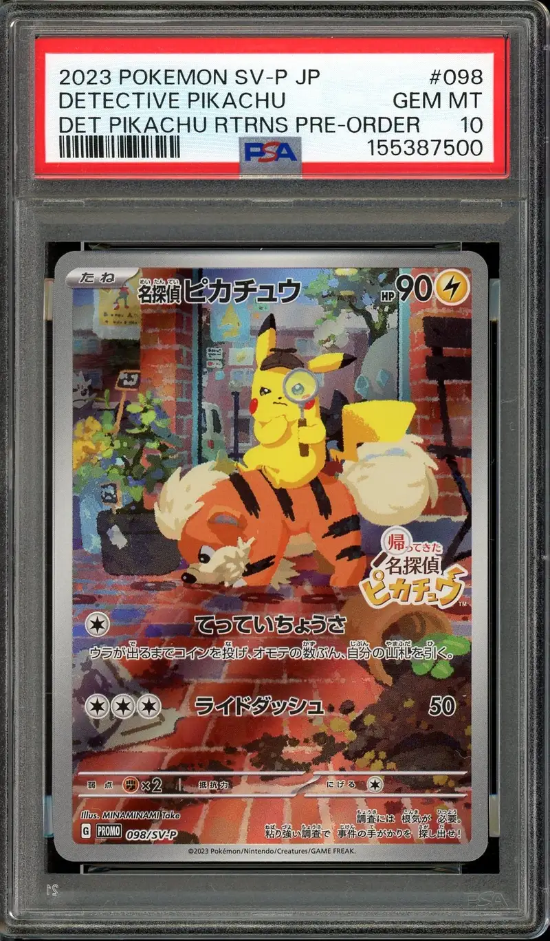 PSA 10 Detective Pikachu
