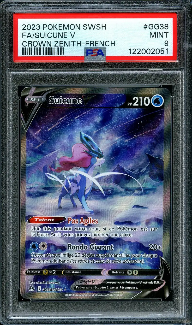 PSA 9 Suicune V