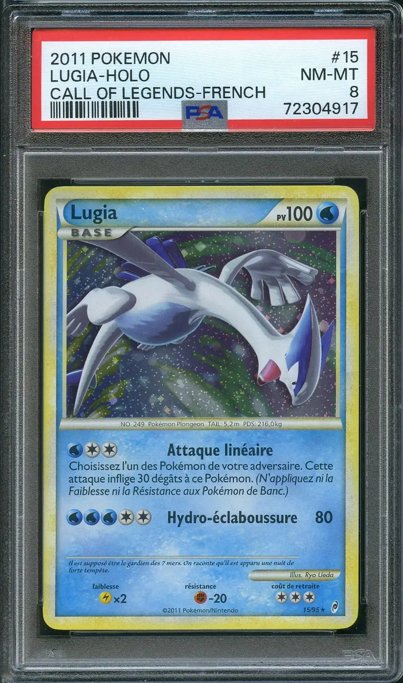 PSA 8 Lugia Holo