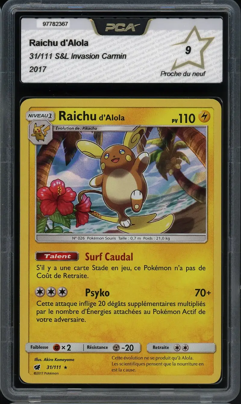 PCA 9 Raichu d'Alola Holo