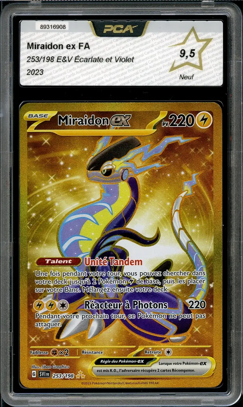 PCA 9.5 Miraidon Ex Gold