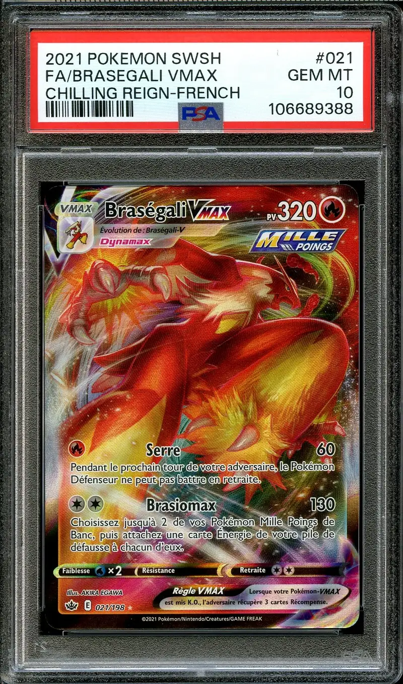 PSA 10 Braségali VMax