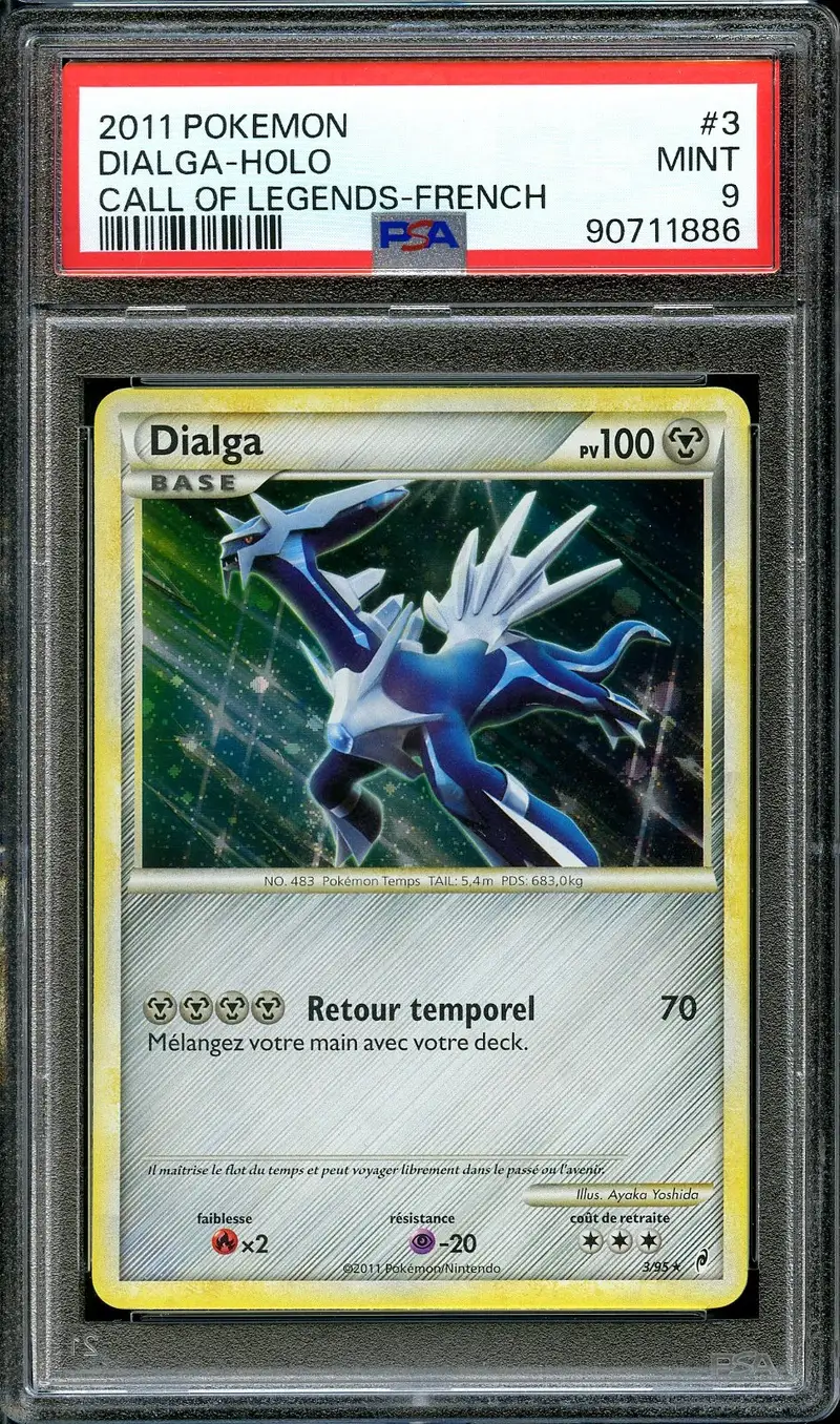 PSA 9 Dialga Holo